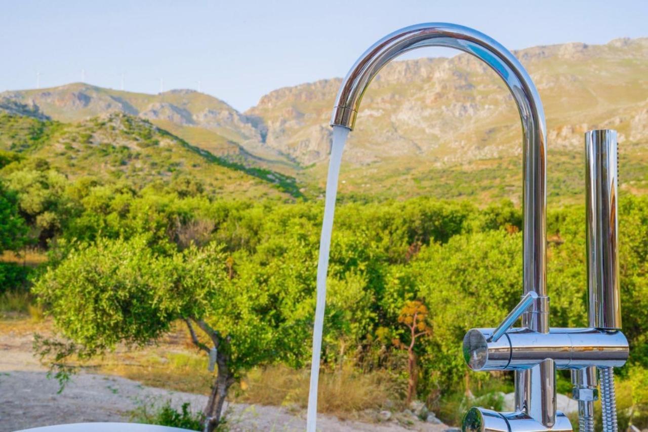 Bungalows Panstel In Kerames Rethymno Ajía Paraszkeví Kültér fotó