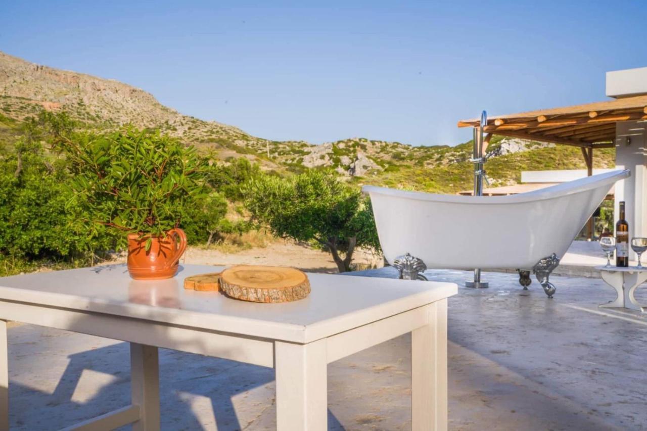 Bungalows Panstel In Kerames Rethymno Ajía Paraszkeví Kültér fotó