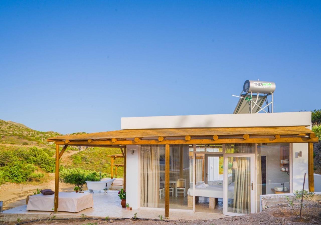 Bungalows Panstel In Kerames Rethymno Ajía Paraszkeví Kültér fotó